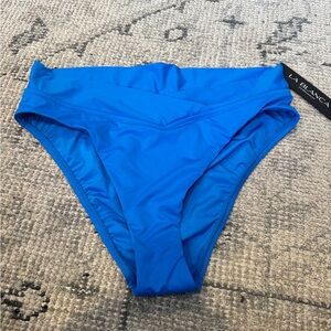 La Blanca Bright Blue V-Front Bikini Bottom